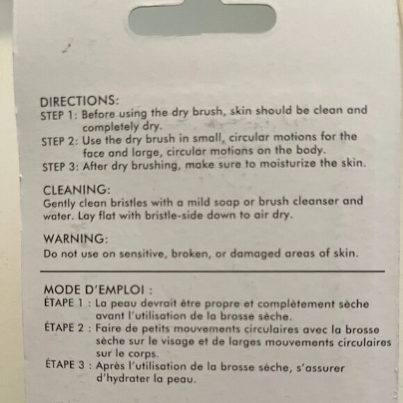 Spa April Dry bush facial skin lot of 2 stocking stuffer gift NWT NATURAL - Picture 3 of 3